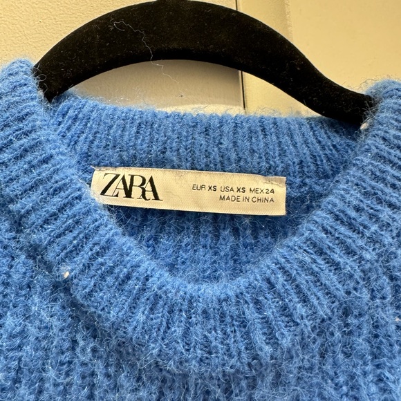 Blue Wooly Sweater! - Picture 2 of 2